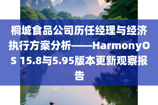 桐城食品公司历任经理与经济执行方案分析——HarmonyOS 15.8与5.95版本更新观察报告