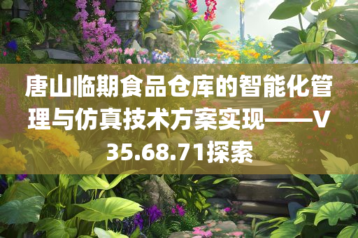 唐山临期食品仓库的智能化管理与仿真技术方案实现——V35.68.71探索