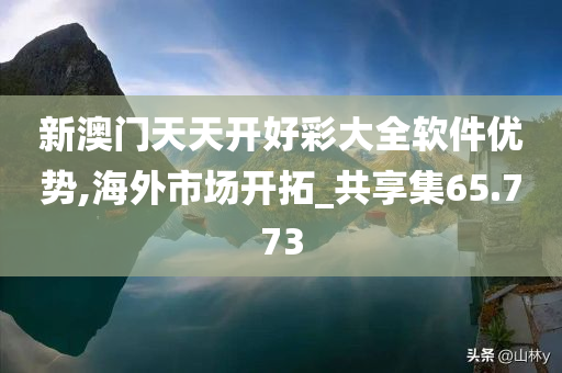 新澳门天天开好彩大全软件优势,海外市场开拓_共享集65.773