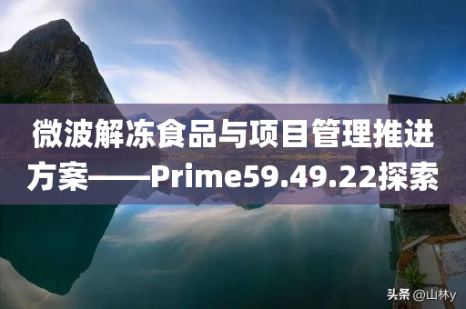 微波解冻食品与项目管理推进方案——Prime59.49.22探索