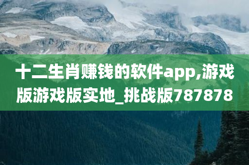 十二生肖赚钱的软件app,游戏版游戏版实地_挑战版787878