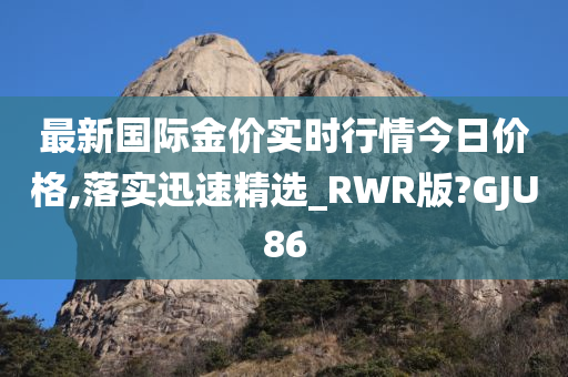 最新国际金价实时行情今日价格,落实迅速精选_RWR版?GJU86