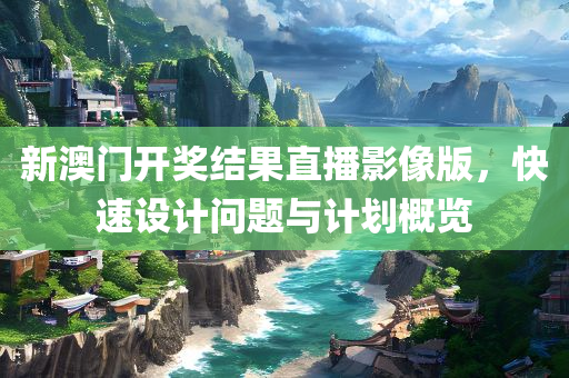 新澳门开奖结果直播影像版，快速设计问题与计划概览