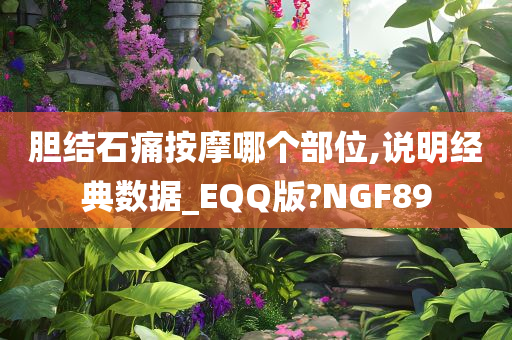 胆结石痛按摩哪个部位,说明经典数据_EQQ版?NGF89