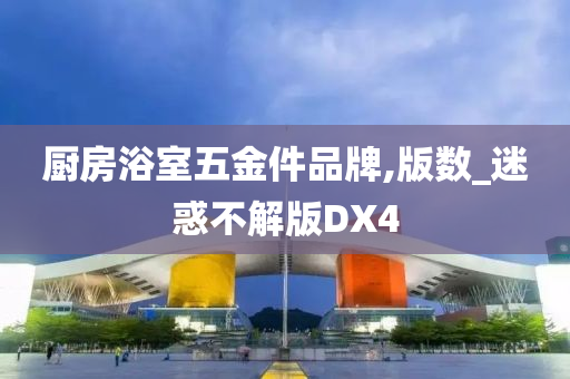 厨房浴室五金件品牌,版数_迷惑不解版DX4