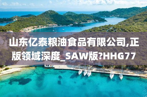 山东亿泰粮油食品有限公司,正版领域深度_SAW版?HHG77