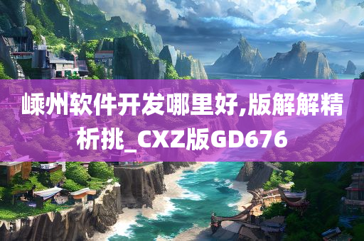 嵊州软件开发哪里好,版解解精析挑_CXZ版GD676