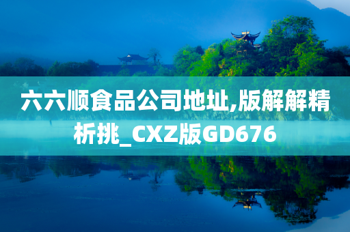 六六顺食品公司地址,版解解精析挑_CXZ版GD676