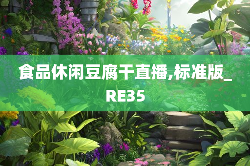 食品休闲豆腐干直播,标准版_RE35