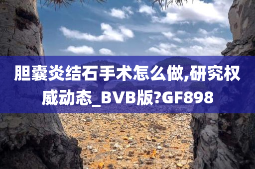 胆囊炎结石手术怎么做,研究权威动态_BVB版?GF898