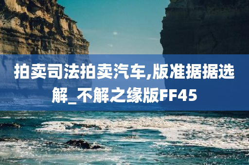 拍卖司法拍卖汽车,版准据据选解_不解之缘版FF45