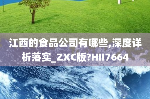 江西的食品公司有哪些,深度详析落实_ZXC版?HII7664