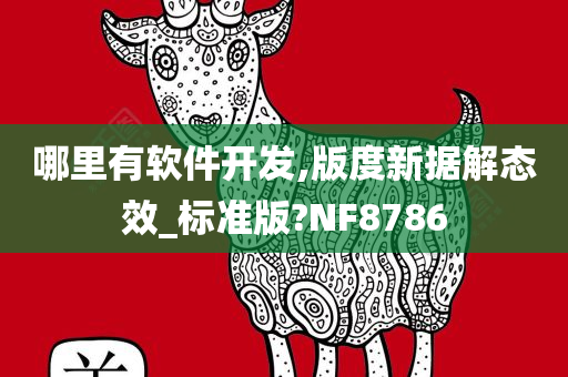 哪里有软件开发,版度新据解态效_标准版?NF8786