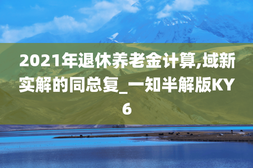 2021年退休养老金计算,域新实解的同总复_一知半解版KY6