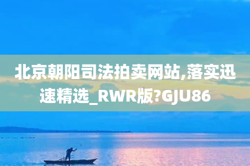 北京朝阳司法拍卖网站,落实迅速精选_RWR版?GJU86