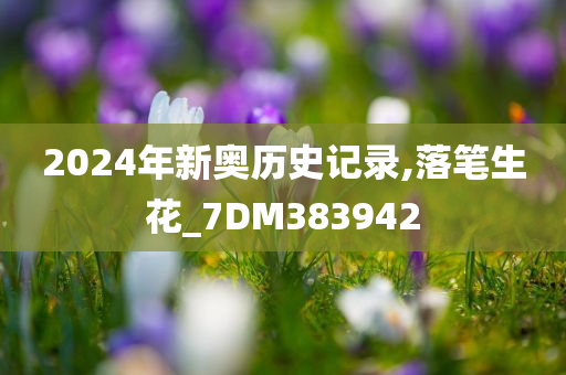 2024年新奥历史记录,落笔生花_7DM383942