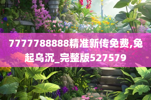 7777788888精准新传免费,兔起乌沉_完整版527579