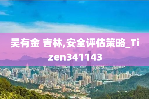 吴有金 吉林,安全评估策略_Tizen341143