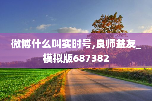 微博什么叫实时号,良师益友_模拟版687382