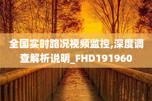 全国实时路况视频监控,深度调查解析说明_FHD191960