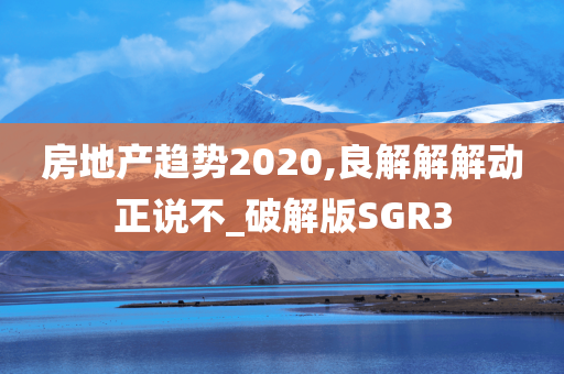 房地产趋势2020,良解解解动正说不_破解版SGR3