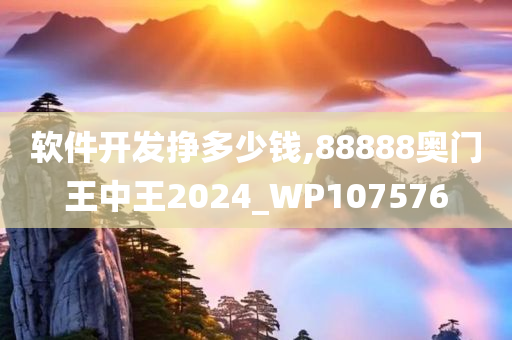 软件开发挣多少钱,88888奥门王中王2024_WP107576