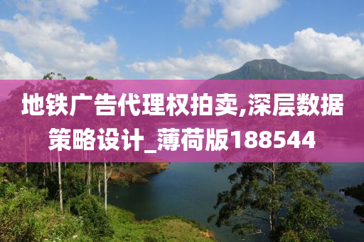 地铁广告代理权拍卖,深层数据策略设计_薄荷版188544