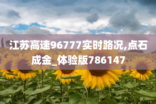 江苏高速96777实时路况,点石成金_体验版786147