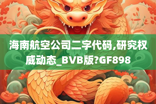 海南航空公司二字代码,研究权威动态_BVB版?GF898