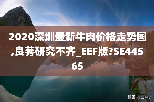 2020深圳最新牛肉价格走势图,良莠研究不齐_EEF版?SE44565