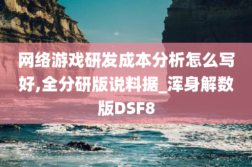 网络游戏研发成本分析怎么写好,全分研版说料据_浑身解数版DSF8