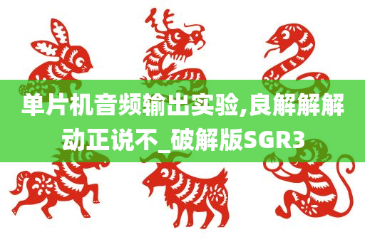 单片机音频输出实验,良解解解动正说不_破解版SGR3