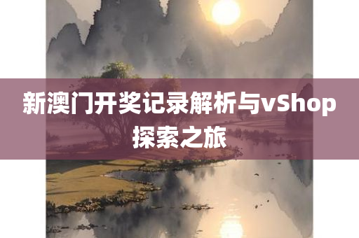 新澳门开奖记录解析与vShop探索之旅