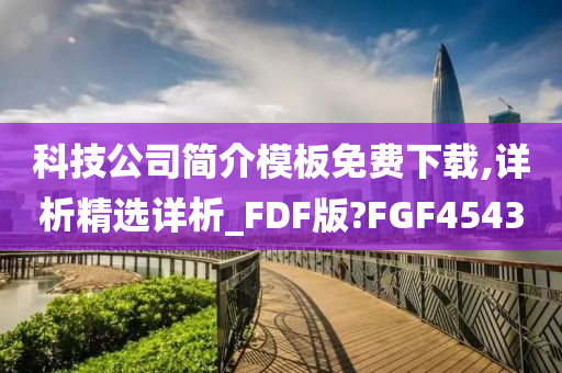 科技公司简介模板免费下载,详析精选详析_FDF版?FGF4543