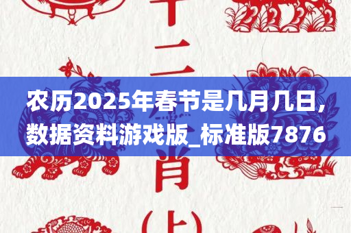 农历2025年春节是几月几日,数据资料游戏版_标准版7876