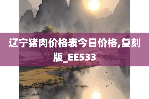 辽宁猪肉价格表今日价格,复刻版_EE533