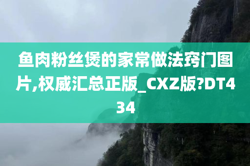 鱼肉粉丝煲的家常做法窍门图片,权威汇总正版_CXZ版?DT434