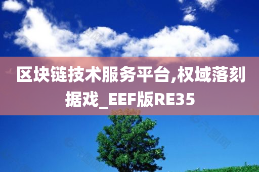 区块链技术服务平台,权域落刻据戏_EEF版RE35