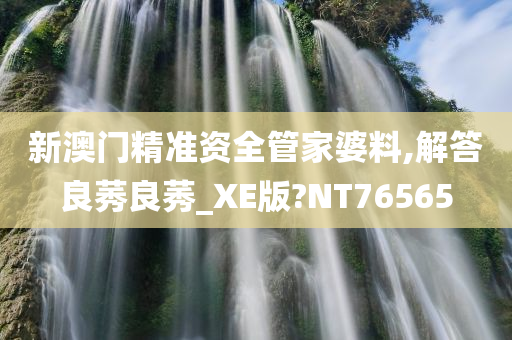 新澳门精准资全管家婆料,解答良莠良莠_XE版?NT76565