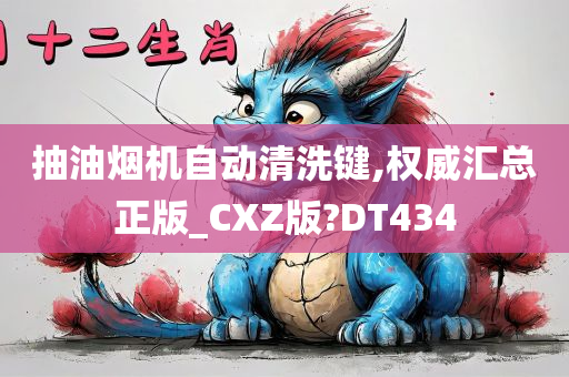 抽油烟机自动清洗键,权威汇总正版_CXZ版?DT434