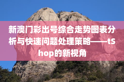 新澳门彩出号综合走势图表分析与快速问题处理策略——tShop的新视角