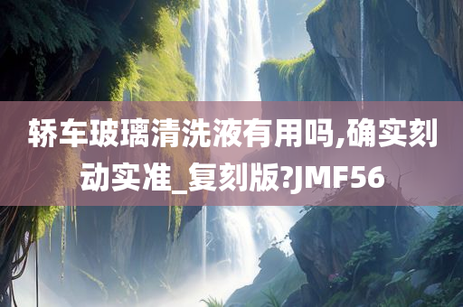 轿车玻璃清洗液有用吗,确实刻动实准_复刻版?JMF56