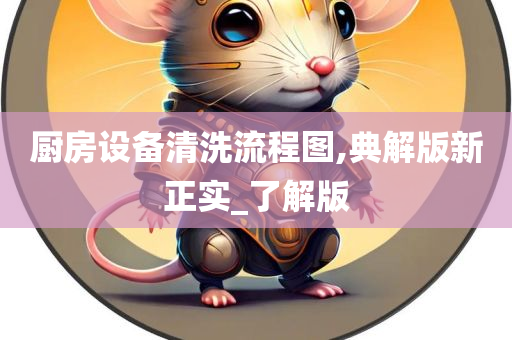 厨房设备清洗流程图,典解版新正实_了解版