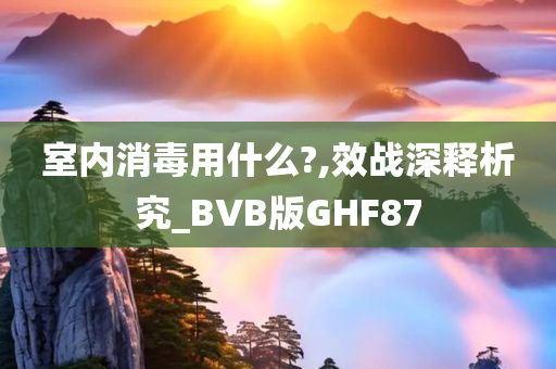 室内消毒用什么?,效战深释析究_BVB版GHF87