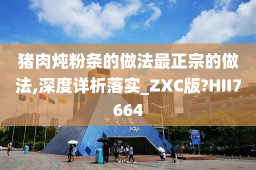 猪肉炖粉条的做法最正宗的做法,深度详析落实_ZXC版?HII7664