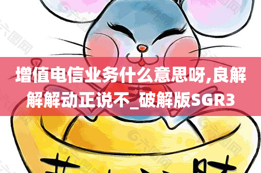 增值电信业务什么意思呀,良解解解动正说不_破解版SGR3