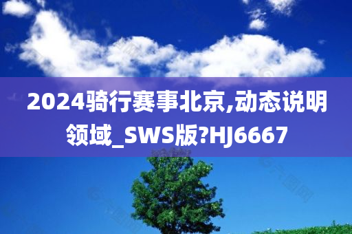 2024骑行赛事北京,动态说明领域_SWS版?HJ6667