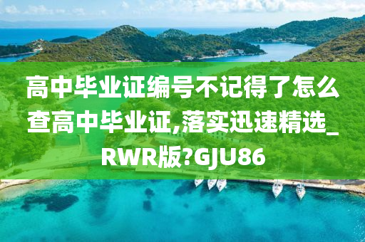 高中毕业证编号不记得了怎么查高中毕业证,落实迅速精选_RWR版?GJU86