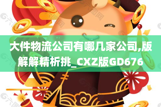 大件物流公司有哪几家公司,版解解精析挑_CXZ版GD676