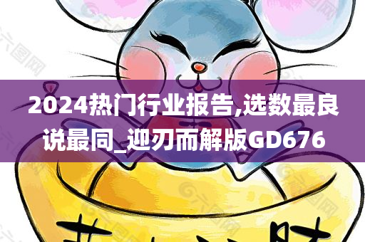 2024热门行业报告,选数最良说最同_迎刃而解版GD676